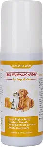 Bee Propolis Spray for Dogs & Cats, 3.4 fl oz - Breath Freshener, Gum Health Support, Dental CareGums Health Natural Plant-Based Active Formula 