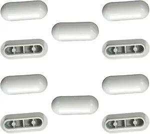 Universal Toilet Seat Bumper Kit 10 Pcs Toilet Seat Buffer Toilet Seat Bumper for Toilet WC Seat Toilet Seat Bumpers Replacement Kit