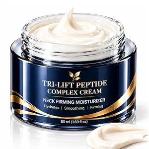 Olavits Tri-lift Peptide Complex Cream, Deep Hydration & Smoothing Face Neck Cream - Hydrating Lightweight Nourishing Formula for Mature Women, 1.69OZ/50 ML (1PC)