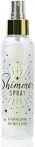 Glitter Spray for Hair & Body, Shimmer for Festival Rave White