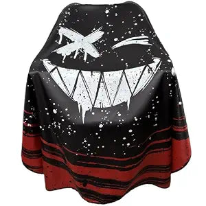 Barber Capes for Men Hair Cutting Capes with Snaps Salon Capes for Stylists Waterproof Hairdresser Gown Cape- 63”× 56”(Black)