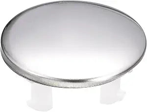 uxcell Sink Trim Overflow Cover, Sink Overflow Rings, Silver