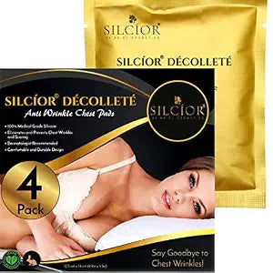 Anti-Wrinkle Silicone Chest Pads (4 Pack)