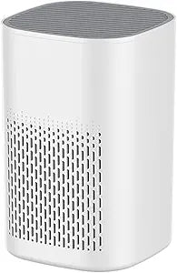 This HEPA air purifier is a desktop purifier with a three-stage filtration system. It effectively reduces residual odors and purifies indoor air, making it suitable for bedrooms and offices.