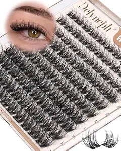 Wispy Lash Clusters Natural Fluffy Eyelash Clusters 10mm 12mm 14mm Short
