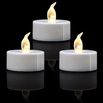 KOABY 100 Pack Warm White LED Tea Lights, Last 100H+