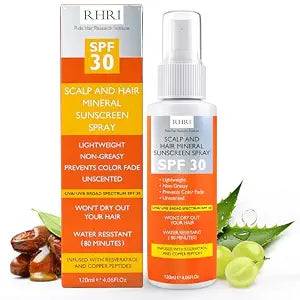 Hair Sunscreen Spray SPF 30, Scalp Sunscreen for Hair & Scalp Non Greasy