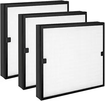 Nispira F301H BD-AS-550 HEPA500 Air Scrubber Replacement Filter for BlueDri Air Shield 550 CFM VEVOR, Dri-Eaz, Mounto Air Purifier True HEPA 16" x 19" x 2", 3 Pack