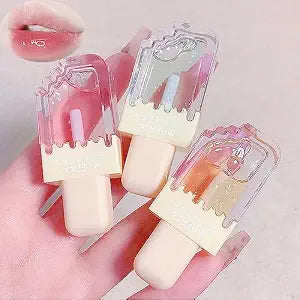 Clear Cute Lip Gloss Set for Gril,Fruit Flavored Lip Oil,3Pcs