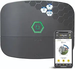 Orbit B-hyve XR Smart Sprinkler Timer - 8-Zone - WiFi-Enabled Indoor/Outdoor Irrigation Controller - App Control - Weatherproof Watering System - Multi Zone - Custom Programs - 57985