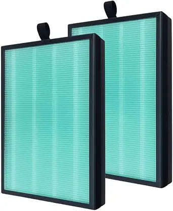 Nispira H04 3-In-1 True HEPA Filter Replacement Compatible with HIMOX Air Purifier H04 | Removes Smoke, Odor, Chemical VOCs | 2 Packs