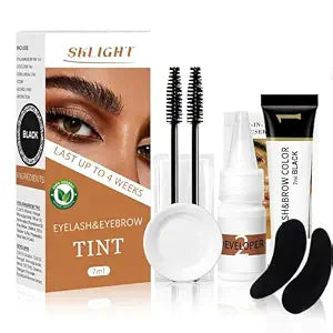 Lash Color Kit, Black Eyelash & Eyebrow Color Kit, 7ml