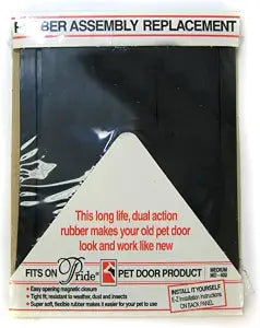 Rubber Assembly Replacement Pet Door Flap - Medium 14.5" Lx10.5 W