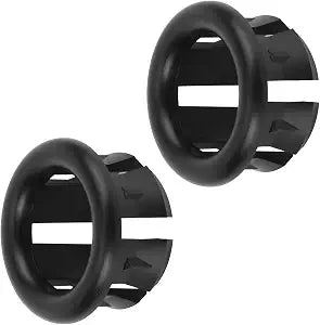 2pcs Sink Overflow Ring, Chrome Bathroom Sink Overflow Plugs Trim Seal Ring Universal Fit Drain Cover Hole Insert Cap for Basin Vanity & Kitchen Ceramic Sinks Parts