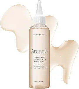 Arencia Erasor Shot Glycolic Acid 10% + BHA Exfoliating Toner, AHA Liquid Exfoliant for Skin Texture & Pore Care, Hydrating & Smoothing Formula, 200ml / 6.76 fl oz