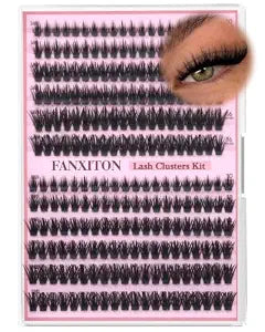 Dramatic Manga Lash Clusters, Fairy Spikes 50D/80D, 10-16mm, AirFlex Band