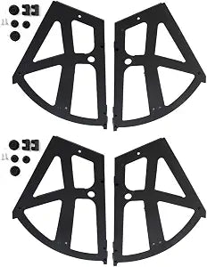 2 Pair Hinges for Shoe Racks Drawer Hinge Rack Replacement ABS Shoe Cabinet Hinges - Cabinet Parts and Accessories