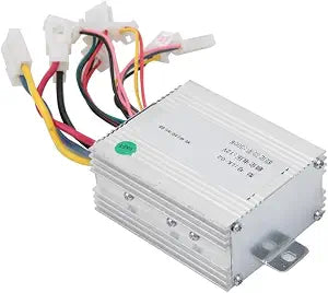500W 12V Brushed Motor Speed Controller - Aluminum DC Brush Controller for Electric Bikes & Scooters (8.3x6.6x4cm)
