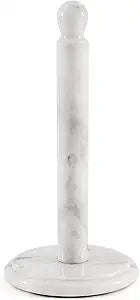 Radicaln White Marble Paper Towel Holder Countertop  12.5 Inch Towel Stand for Bathroom & Kitchen, Premium Handmade Countertop Towel Holder, Elegant & Durable Design