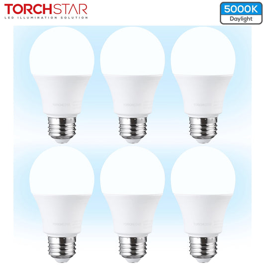 6 Pack 15W=100W Garage Door LED Bulbs, 1700lm, Garage Door Opener Bulbs, E26 Base, 3000K Warm White, Non-Dimmable