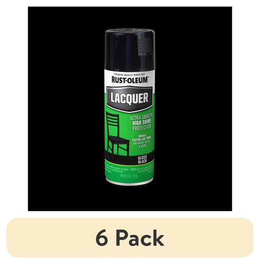 Clear, Rust-Oleum Lacquer Gloss Spray Paint-1906830, 11 oz
