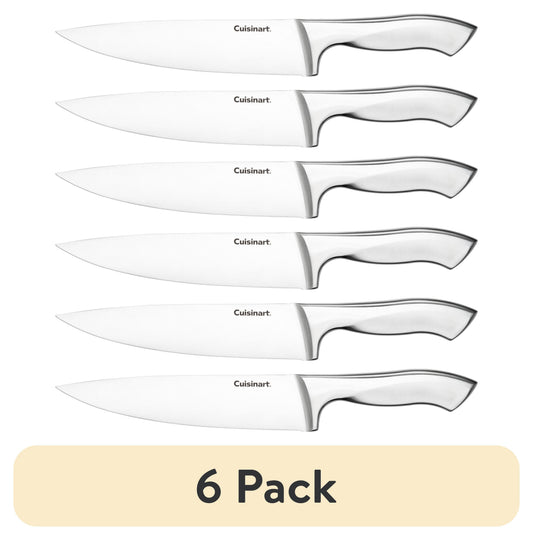 (6 pack) Cuisinart Classic Stainless Steel 8â€ Chefâ€™s Knife with Blade Guard
