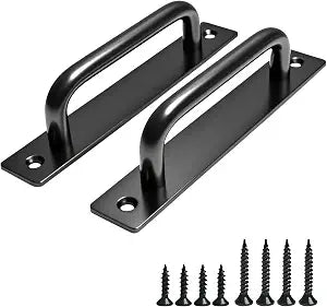 2PCS 5.8 Inch Barn Door Handle, Premium Aluminum Alloy Gate Handle