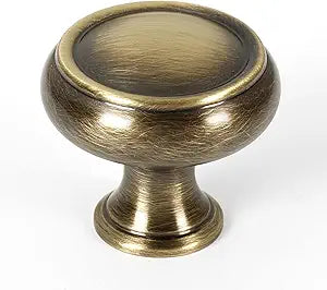 Mushroom Knob Finish: Antique English, Size: 1.25" H x 1.5" W x 1.5" D