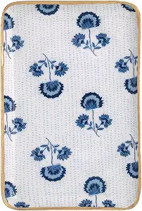 Mud Pie Metal Floral Pattern Tidbit