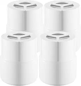 Replacement Filter Cartridge Compatible with JOLIE Filtered Showerhead,Removes Heavy Metals, Chlorine & Odor, High Pressure Shower Filter for Healthier Hair & Skin(4 pcs)