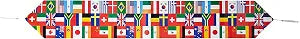 Printed International Flag Table Runner Party Accessory (1 count) (1/Pkg)