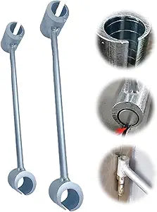 Adjustable Hinge Gap Wrench  2024 New Heavy Duty Door Hinge Repair Tool, Precision Spanner for Flag Hinges and Commercial Doors, Durable Steel Construction (Small and medium)