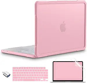 Batianda Ultimate Rugged Case for MacBook Neo 13 Inch 2026, Blush