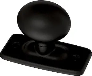 Franklin Brass (5-Pack)  Matte Black Cabinet Knobs for Dressers, Drawers, Kitchen Cabinet Door, Vanity, Furniture, Closet Knobs, 1-1/4 Inch Round | Iron Craft