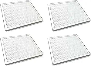 Nispira PEAIRPLG High Efficiency 3-in-1 True HEPA Replacement Carbon Compatible with Pure Enrichment Purezone Desktop Air Purifier, 4 Packs
