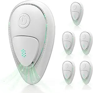 Jandcase Plug In Air Ionizers [6 Pack] Negative Ion Technology Plug In Air Purifier Small Air Ionizers for Home Bedroom, Portable Quiet Odor Reducer for Pets, Smoke, Dust, Air Cleaner White