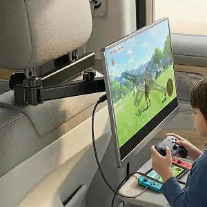 Heavy Duty Car Headrest Mount for 15.6" Portable Monitor
