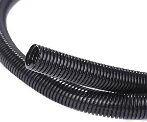 Alex Tech 10ft - 1 inch Split Wire Loom Tubing - Black