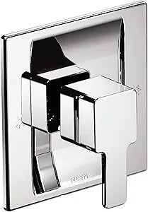 Moen 90 Degree Chrome Posi-Temp Tub and Shower Valve Trim Kit, Valve Required, TS2711