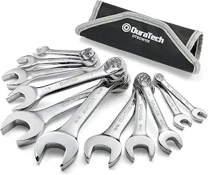 DURATECH Stubby Combination Wrench Set, SAE, 11-piece, 3/8'' to 1''