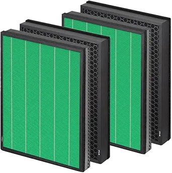 2 Set 400/400S Replacement Filter Compatible with Coway AIRMEGA Max2 400 400S 400(G) 400S(G) Air Purifier, Max2 Green True HEPA and Active Carbon Filter Set, AP-2015-FP