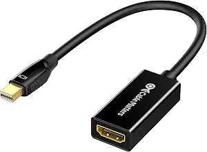 Cable Matters Mini DisplayPort to HDMI Adapter, Mini DP to HDMI, Black