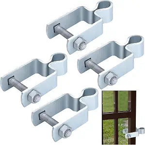 Dansydaisy 4 Pcs Gate Hinge Female 2" X 2", 5/8" Pintle Square