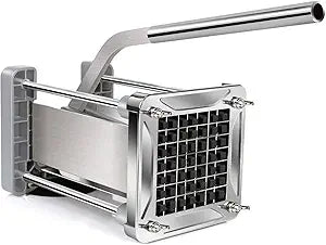 French Fry Cutter, Sopito Professional Potato Cutter Stainless Steel with 1/2-Inch Blade Great for Potatoes Carrots Cucumbers