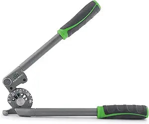 WISSCOOL 3/8 Tube Bender Tubing Pipe Bender with Roller 0-180HVAC Copper Tool for Copper Aluminum Iron Stainless Pipes Air Condition Refrigeration Repair