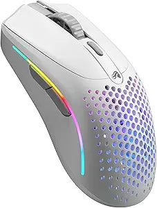 GLORIOUS Model O 2 Mini Wireless Gaming Mouse: Superlight 57g, up to 210hr Battery, Dual Wireless 2.4GHz and Bluetooth 5.2, 26K Optical Sensor, 80M Clicks, 6 Programmable Buttons, FPS Mouse, White