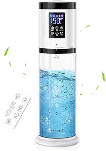 8L Humidifiers for Bedroom, 30dB Quiet, 500ft┬▓ Coverage, 60H Runtime, Top Fill, 3-in-1 Humidifier Large Room & Essential Oil Diffuser & Ambient Light, Sleep Mode, 16H Timer, Auto Shutoff Protection