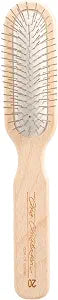 Chris Christensen 20 mm Oblong Pin Dog Brush, Original Series, Groom Like a Professional, Stainless Steel Pins, Lightweight Beech Wood Body, Ground and Polished Tips