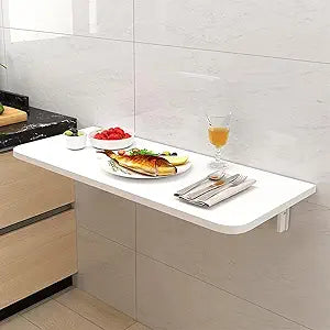 Folding Wall-Mounted Drop-Leaf Table,Wall Mounted Dining Table,Wall Mounted Heavy Duty Folding Wall Table Computer Desk,Wall Mounted Desk,for Small Space, (Multiple Sizes)
