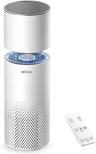Afloia Humidifier and Air Purifier in One, Air Purifier and Evaporative Humidifier Combo for Home, 24dB Quiet Air Cleaner Remove Pets Dust Dander Hair Allergy Pollen Smoke Smell for Room